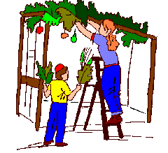 sukkah building